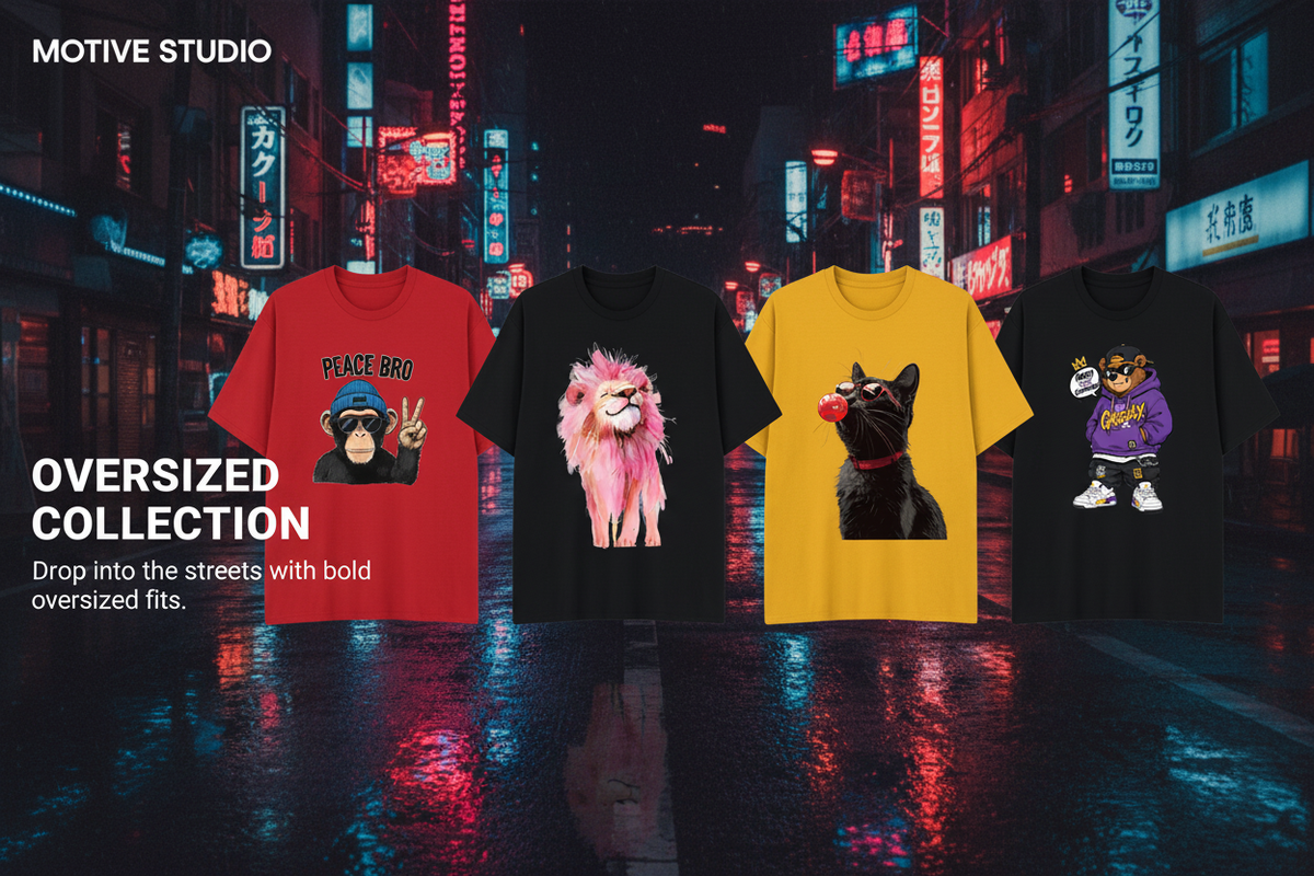 Motive Studio - Coloured Tees Banner